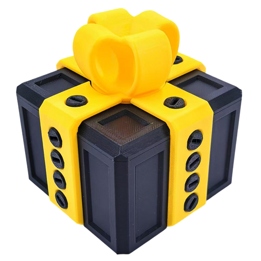 3.14" Width 3D Printed Prank Screw Box for Annoying Gift