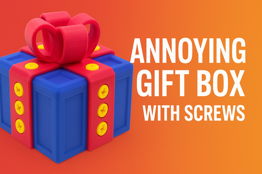 🎁 Annoying Gift Box with Screws – The Most Fun & Frustrating Way to Give a Present