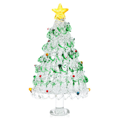 5" Mini Crystal Christmas Tree for Glass Decoration Tabletop