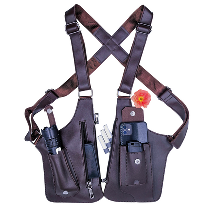 Lacfinsien Underarm Anti-Theft Bag with Double Storage Pouch & Phone Wallet Pocket