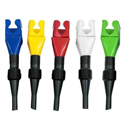 Flexible Retractable Automotive Fuel Funnel with Snap Design