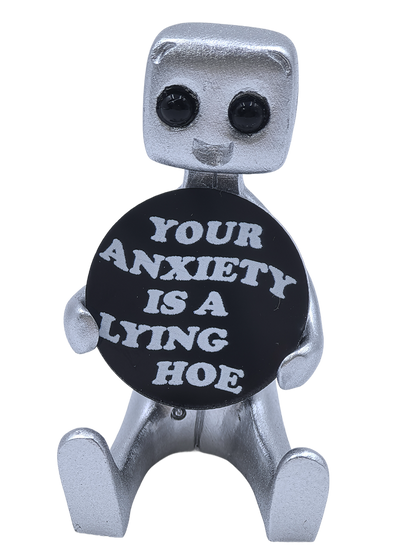 Cute Resin Robot Desktop Ornament