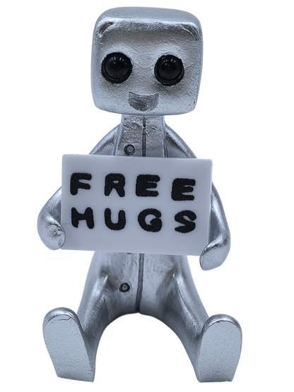 Cute Resin Robot Desktop Ornament