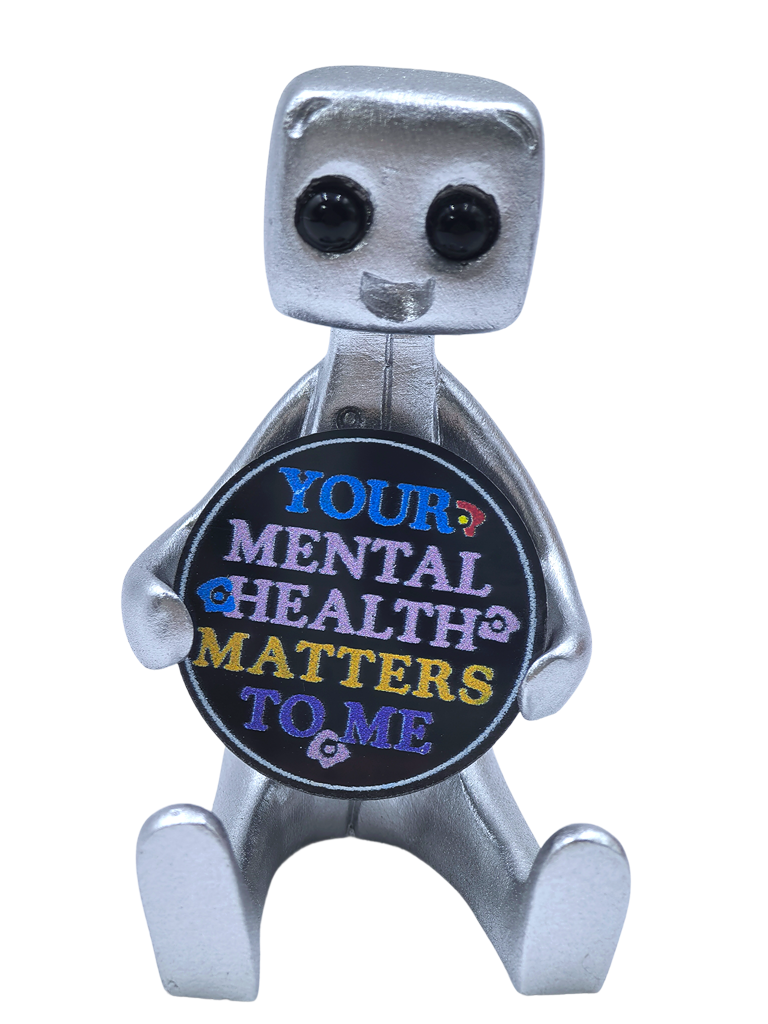 Cute Resin Robot Desktop Ornament