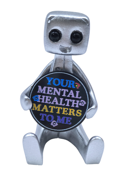 Cute Resin Robot Desktop Ornament