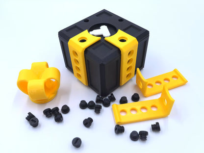 3.14" Width 3D Printed Prank Screw Box for Annoying Gift