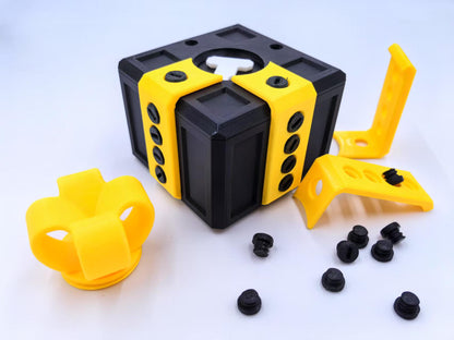 3.14" Width 3D Printed Prank Screw Box for Annoying Gift