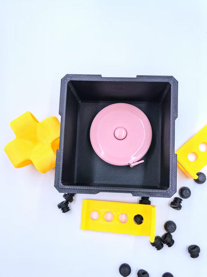 3.14" Width 3D Printed Prank Screw Box for Annoying Gift