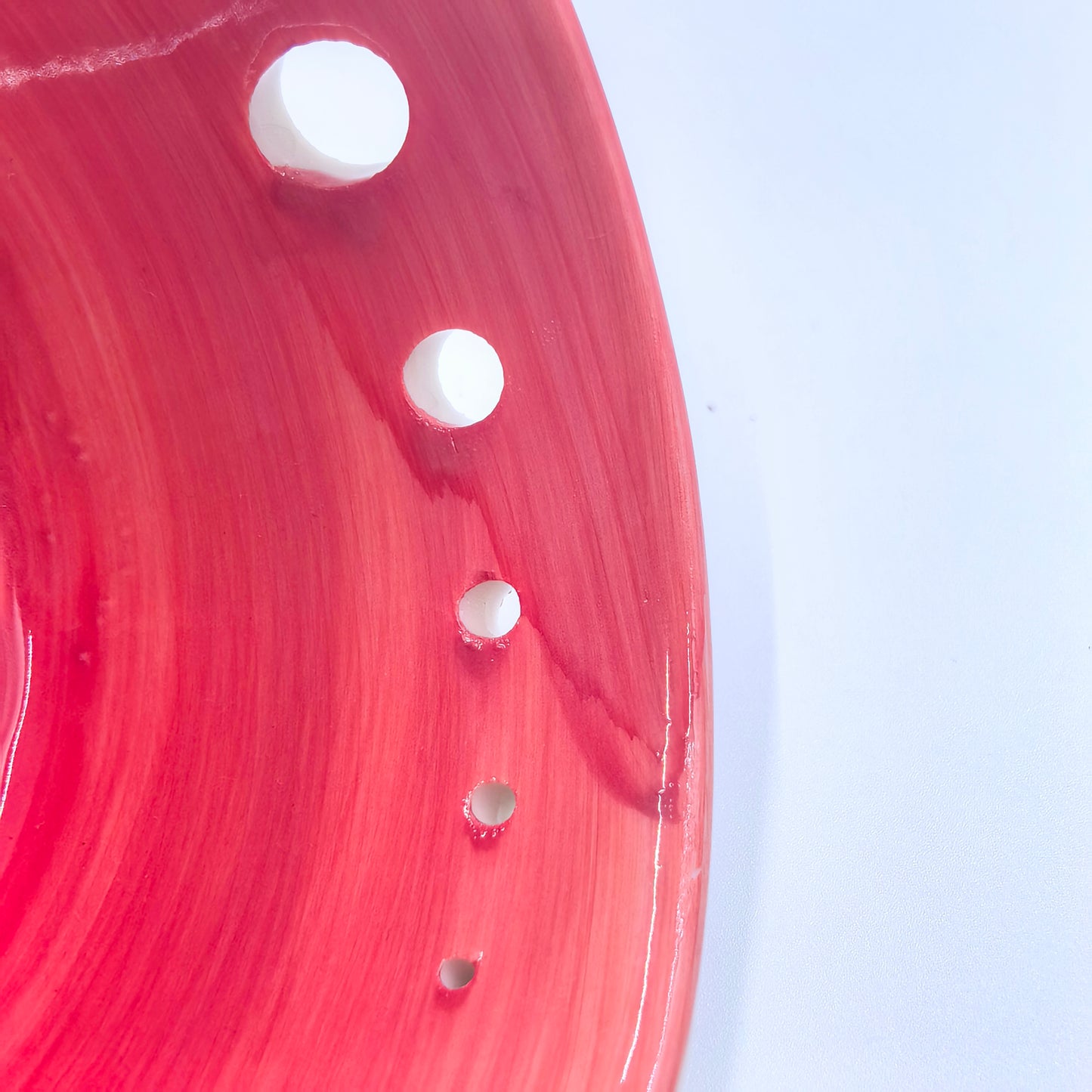 Ceramic Herb Peeling Bowl for Separating Leaves and Stems