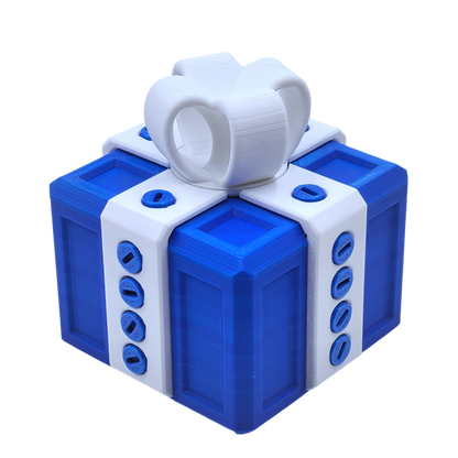 3.14" Width 3D Printed Prank Screw Box for Annoying Gift
